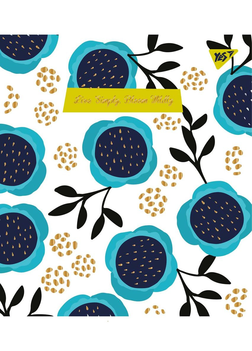 Набор тетрадей Wild bloom А5 в клетку 18 листов 10 шт. () Yes 765198 (337470817)