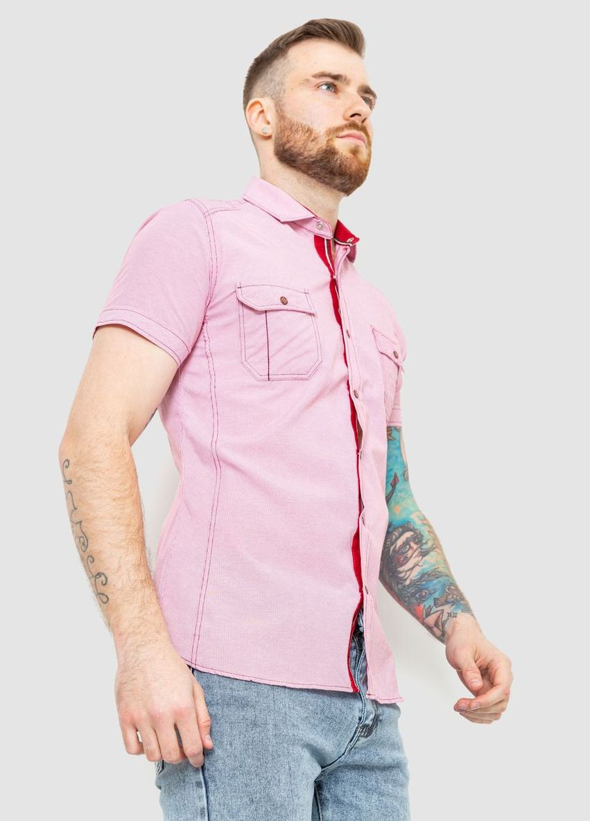 Розовая кэжуал рубашка в полоску Ager