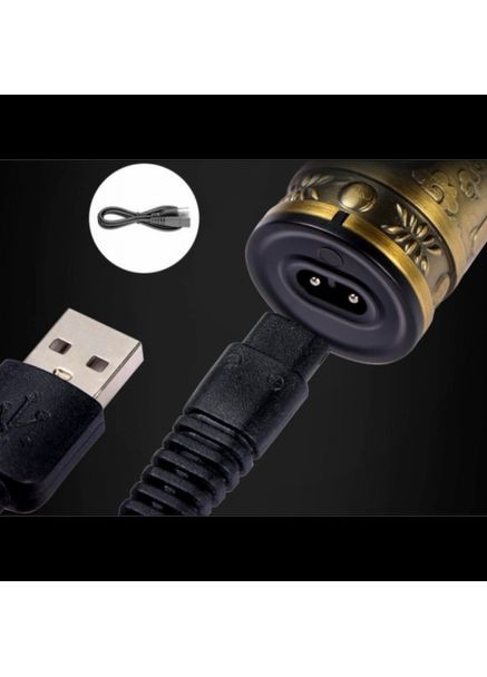 Профессиональная беспроводная машинка 5 Вт для стрижки волос бороды усов с насадками 1000 мА V-082 Black VGR (350349323)