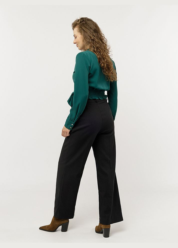 Зеленая демисезонная женская блуза цвет зеленый цб-00227850 Miss Selens