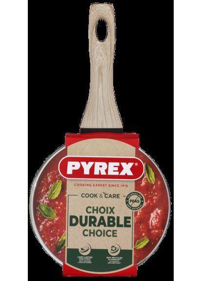 Ковш Cook&Care 16см индукция с крышкой (CR16AP6/8044) (CR16AP6/8044) Pyrex (372458097)