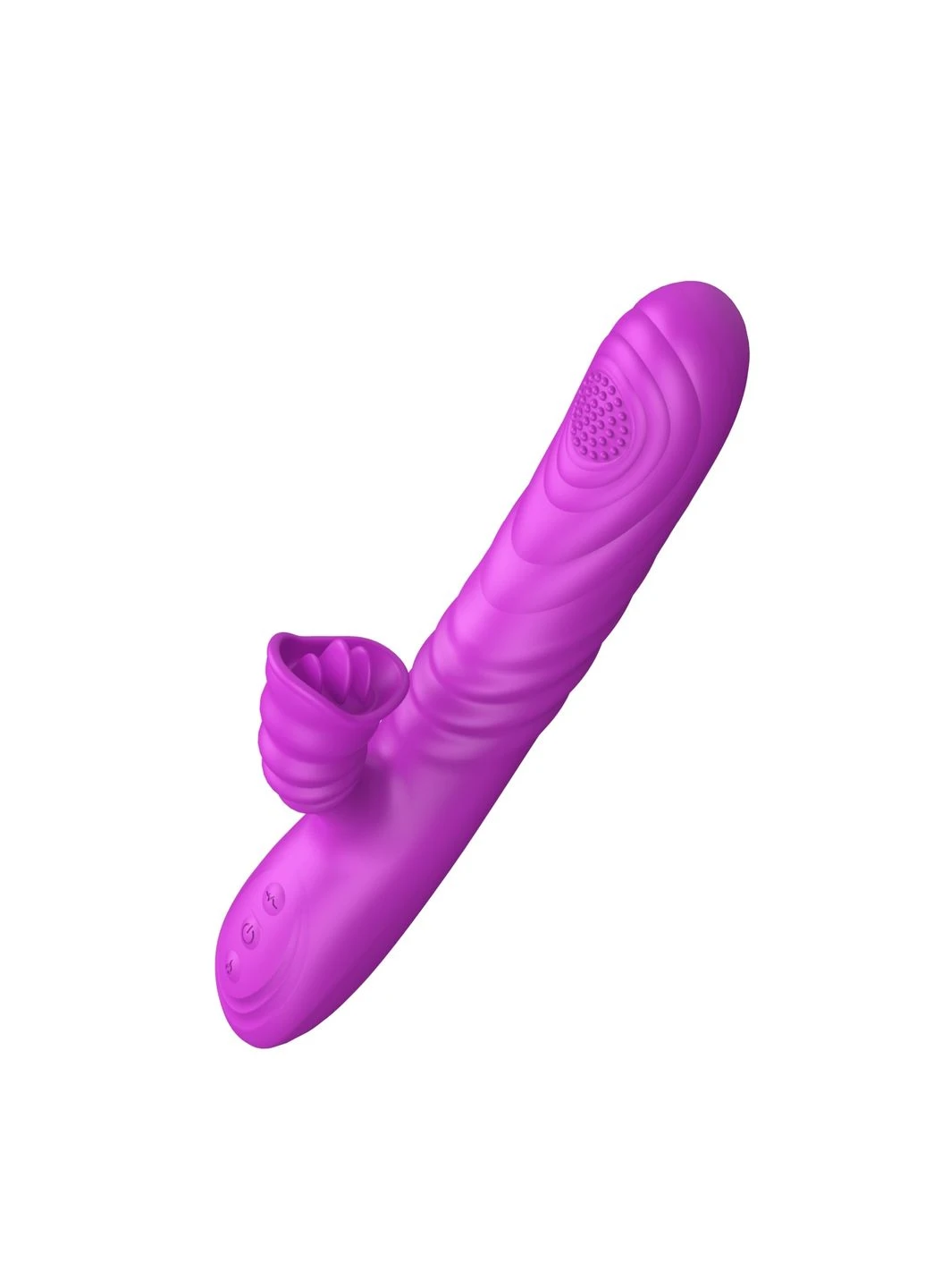 Вібратор Angelia, USB 3 functions of thrusting / 20 vibrations PurpleBoss Series 21325 Boss Series (391390182)