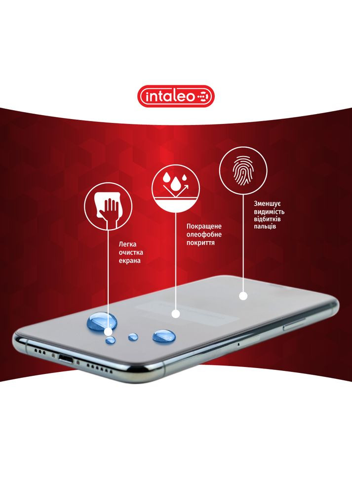 Защитное стекло Full Glue для Xiaomi Redmi Note 13 5G Black (1283126583902) Intaleo (323091079)