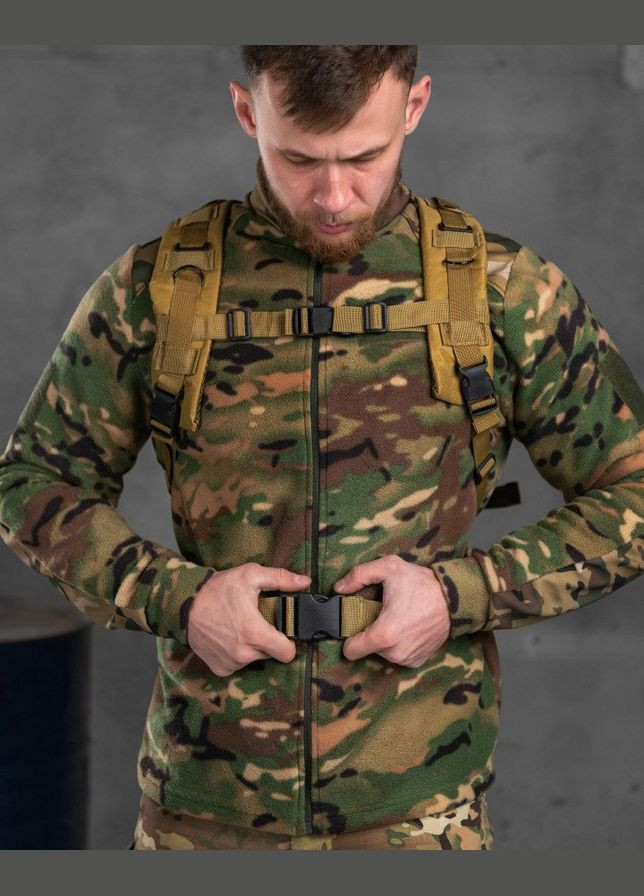 Тактический штурмовой рюкзак 25л с системой MOLLE койот No Brand (315589263)