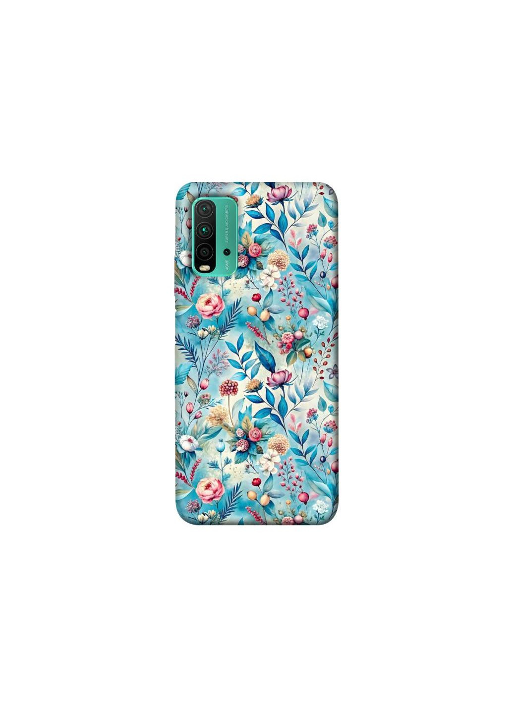 Чохол на Xiaomi Redmi Note 9 4G / Redmi 9 Power Floral design ver.5 Frontalka (361320778)