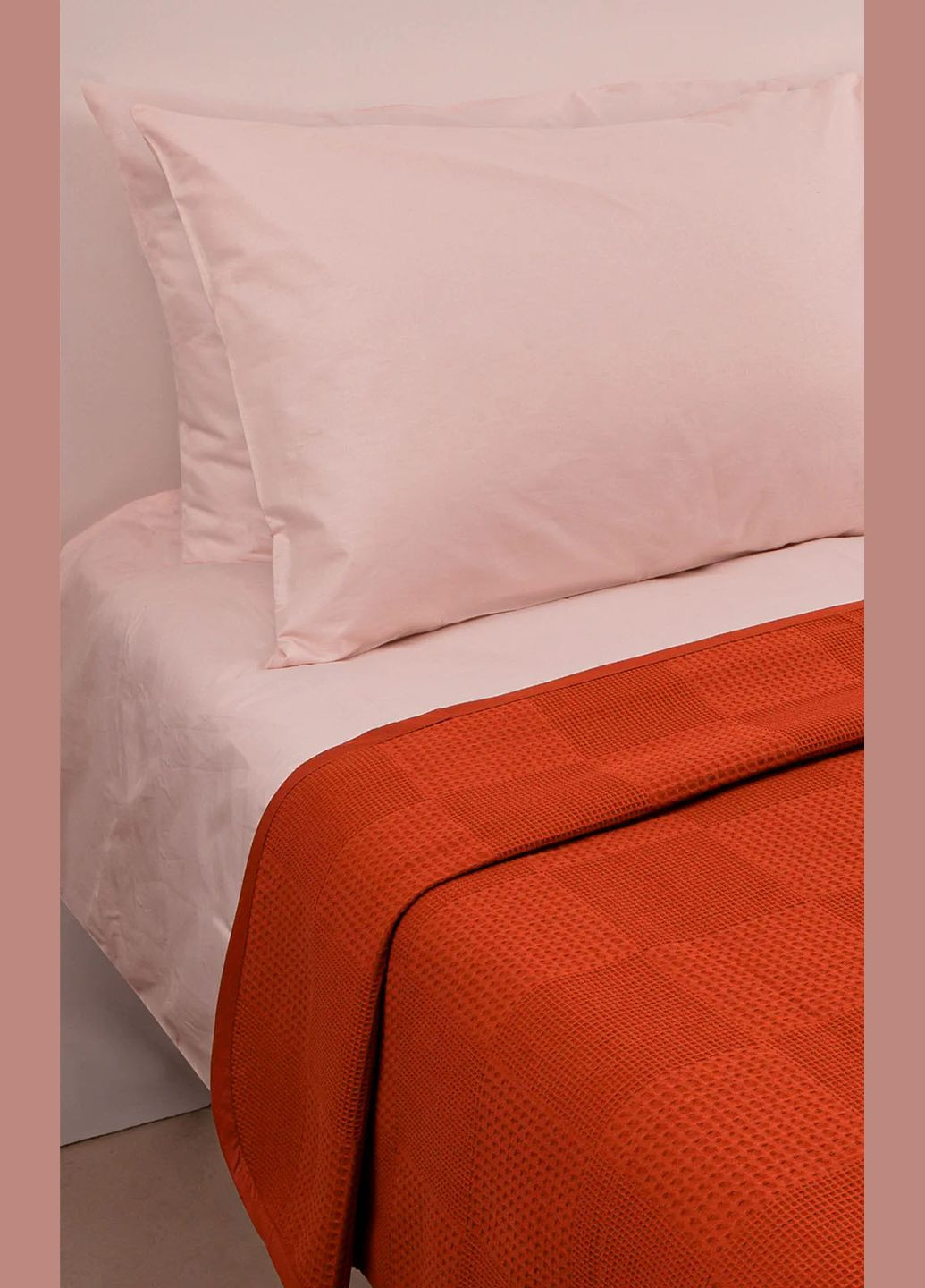 Вафельне простирадло-покривало Ugurlu 200х240 см No Brand (298854829)