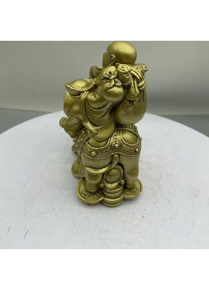 Настольное украшение статуэтка скульптура из смолы символ благополучия улыбающийся Будда Майтрейя на слоне No Brand (322265533)