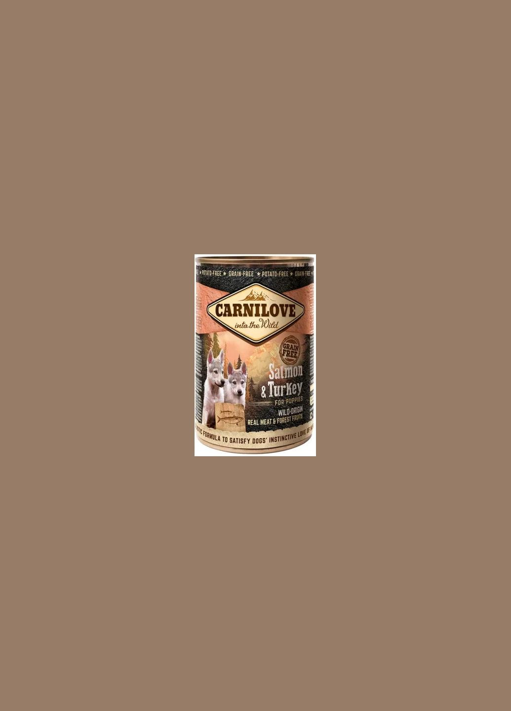 Корм вологий Puppy k консерви для цуценят з лососем та індичкою 400 г🦃🐟 Carnilove (342374107)