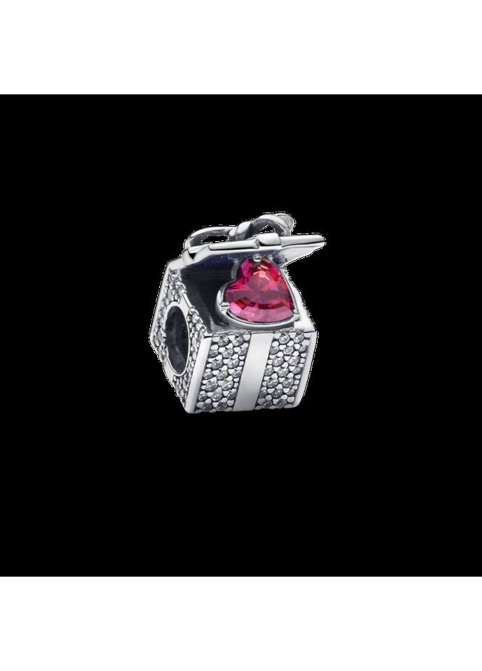 Серебряный шарм Пандора "Подарок любви" 793603C01 Kabluchka (355344412)