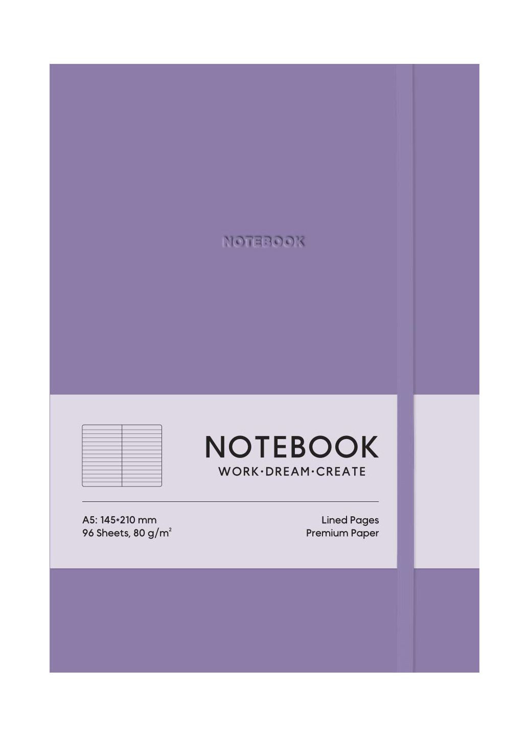 Тетрадь в линию А5 96 листов, Кремовая бумага, твердый переплет 7124 A5-7124L 4823088239706 Genius (300148685)