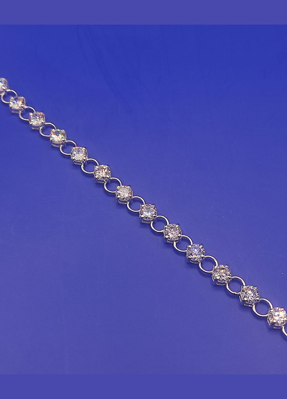 Срібний жіночий браслет 925 проби Довжина 16,5–19,5 см Shiny 1005 No Brand (332806814)
