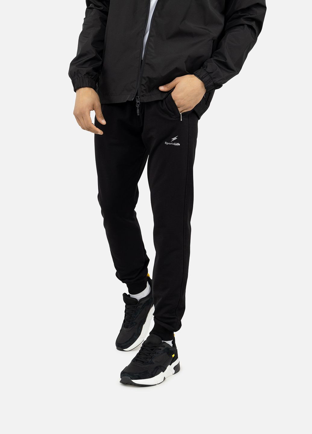 Чоловічі спортивні штани колір чорний ЦБ-00245738 Yuki (283250419)