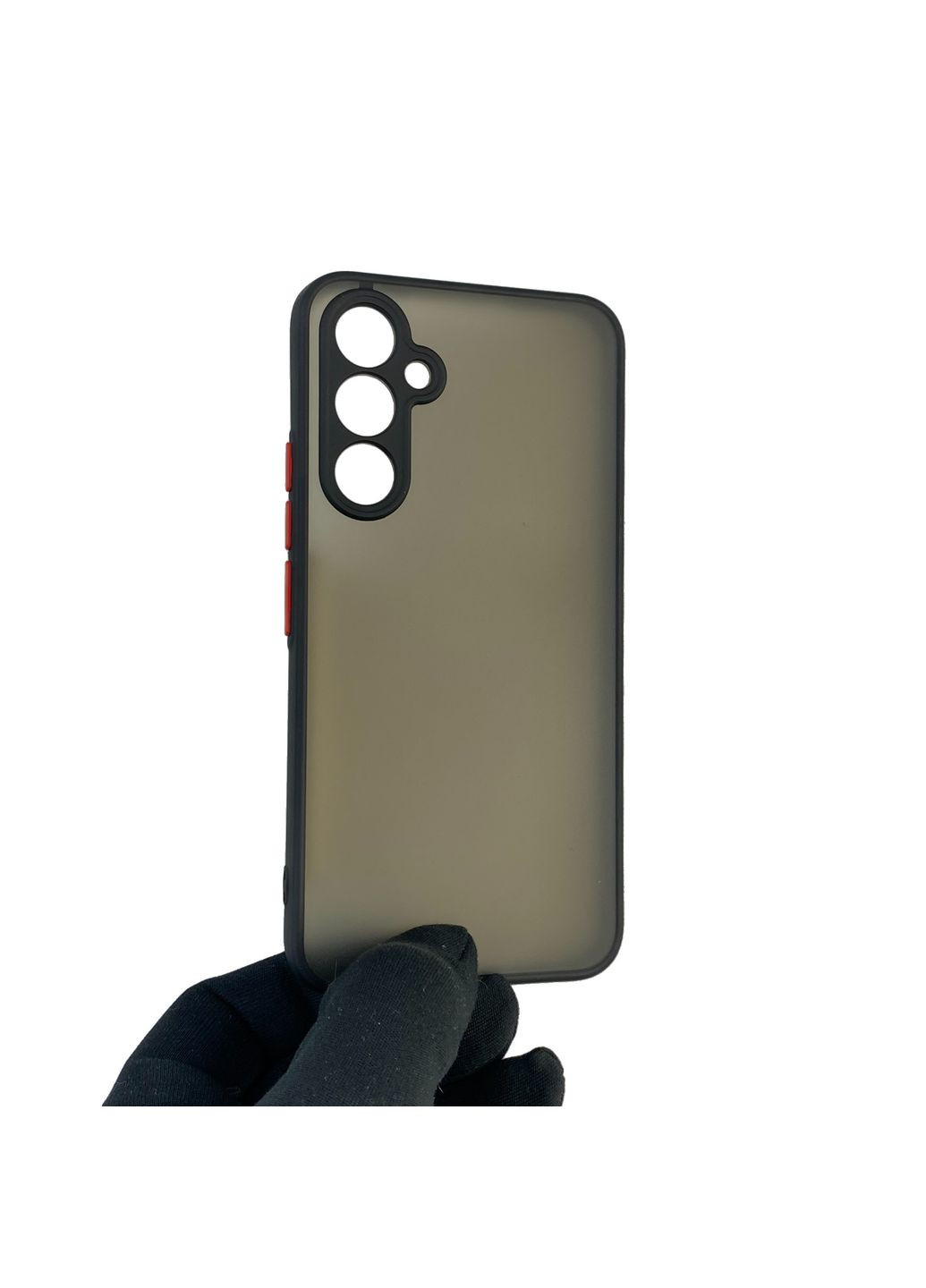 Чехол для телефона Galaxy A54 5G (SM-A546E) с высокими бортами с защитой камеры на самсунг а54 черный Samsung (366019865)