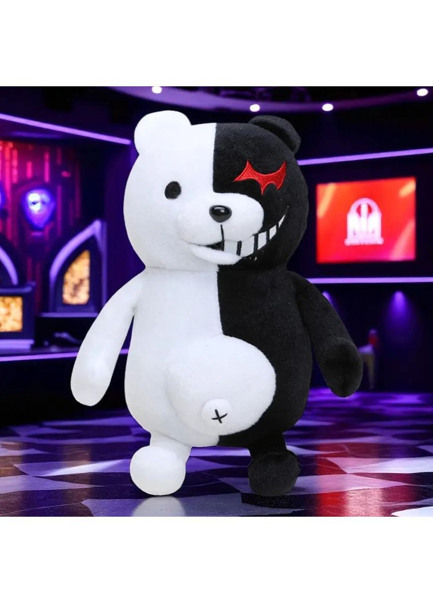 М’яка іграшка Монокума 25 см з аніме Danganronpa, плюшевий ведмедик Monokuma No Brand (362682268)