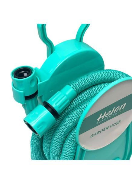 Шланг для полива Helen Garden Tool с катушкой и распылителем 15 м No Brand - (362376124)
