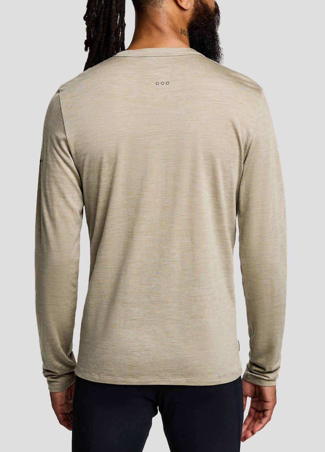 Бежевый лонгслив Peregrine Merino Long Sleeve Saucony (292012579)