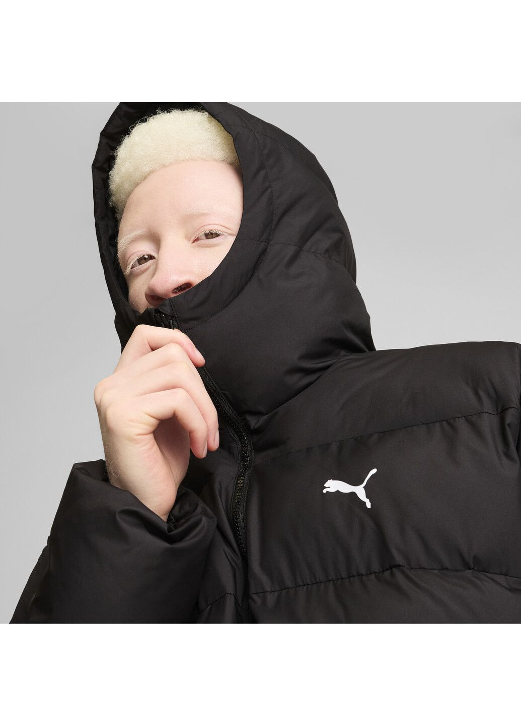 Чорна демісезонна куртка puffer jacket men Puma