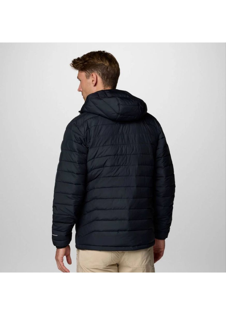 Чорна чоловіча куртка powder lite™ ii з капюшоном Columbia