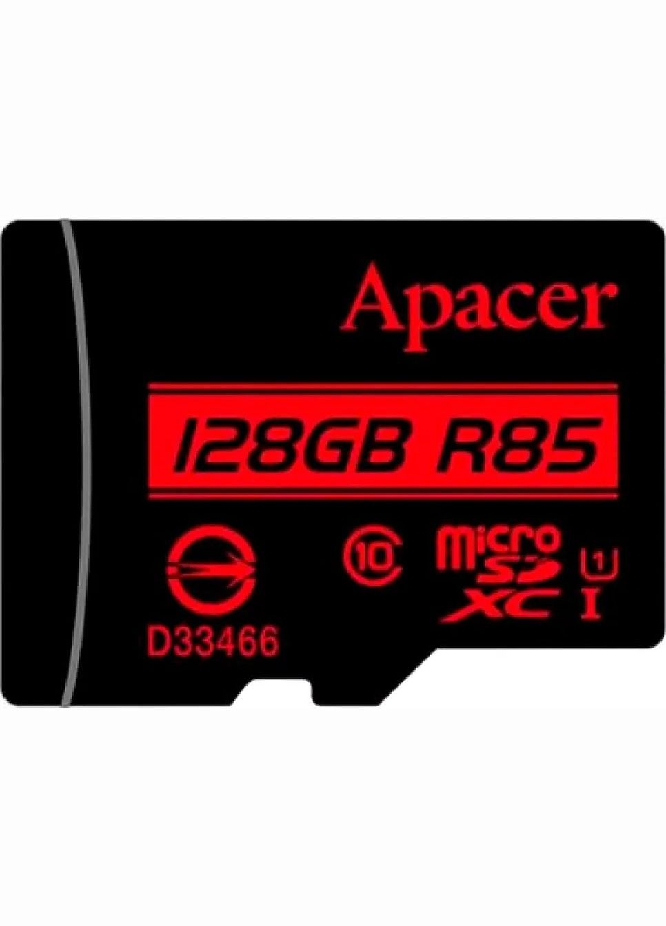 Картка пам'яті microSDXC 128Gb Class 10 UHS-1 без адаптера AP128GMCSX10U5-RA Apacer (293345451)