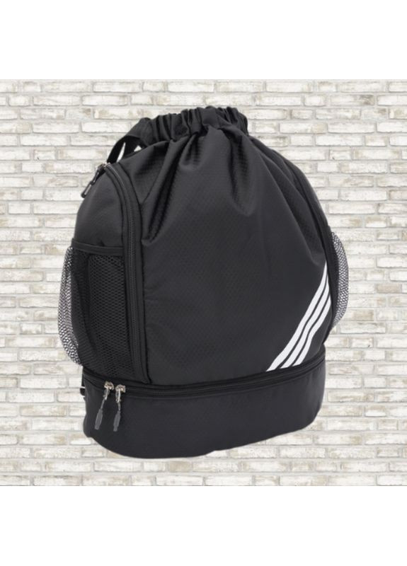 Стильный рюкзак-мешок с отделом для обуви от ТМ Черный Wallaby (361244760)