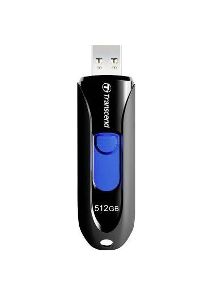 USB флеш накопитель 512GB JetFlash 790 Black USB 3.1 (TS512GJF790K) Transcend (390934094)