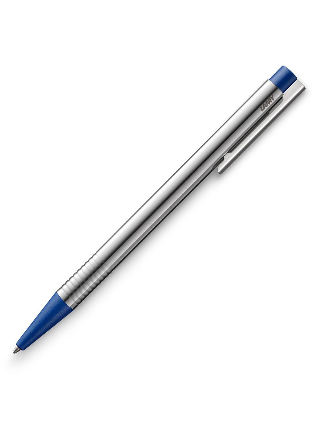 Шариковая ручка Logo матовый синий, стержень M M16 черный Lamy (294335324)