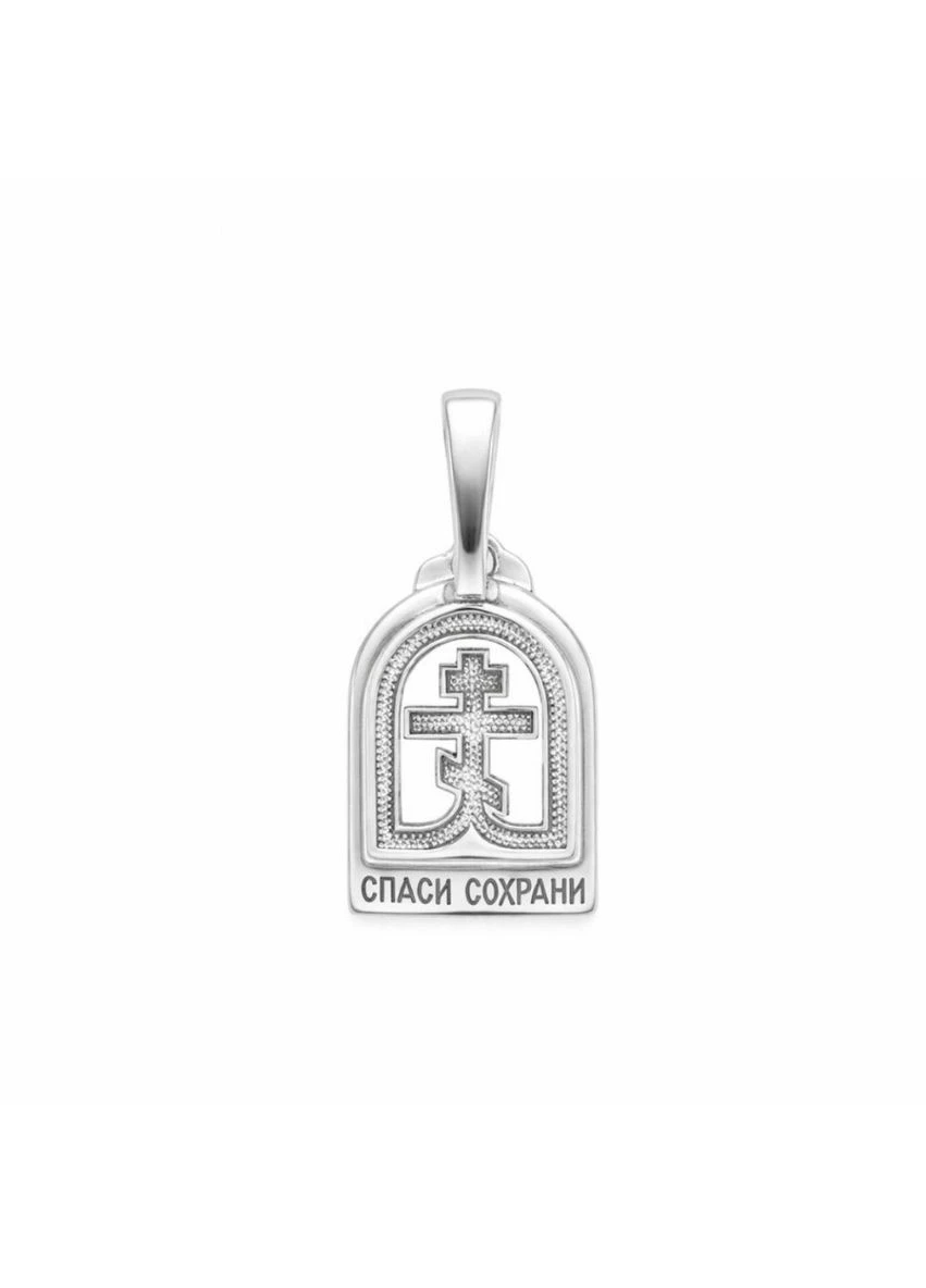 🕊️ Срібна ладанка чернена | Символ віри та захисту Family Jewelry House (340496822)
