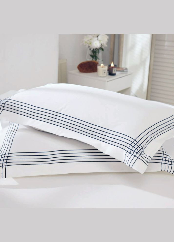 Наволочки Loe lacivert с синими полосками 50*70 (2 шт) Penelope (303289896)