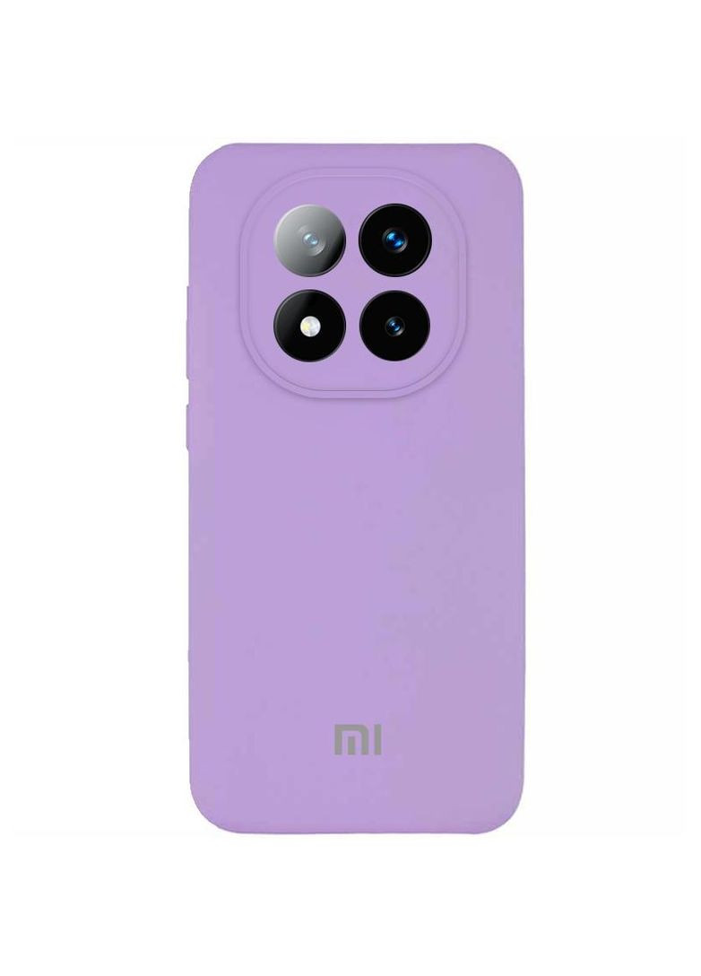 Чехол Silicone Case с закрытым низом и защитой камеры для Xiaomi Redmi Note 14 Pro 4G Epik (342395819)