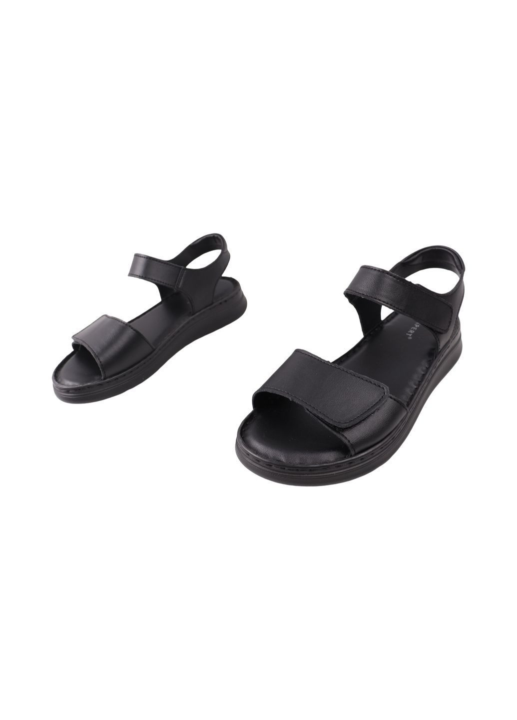 Черные босоножки женские черные натуральная кожа Lifexpert