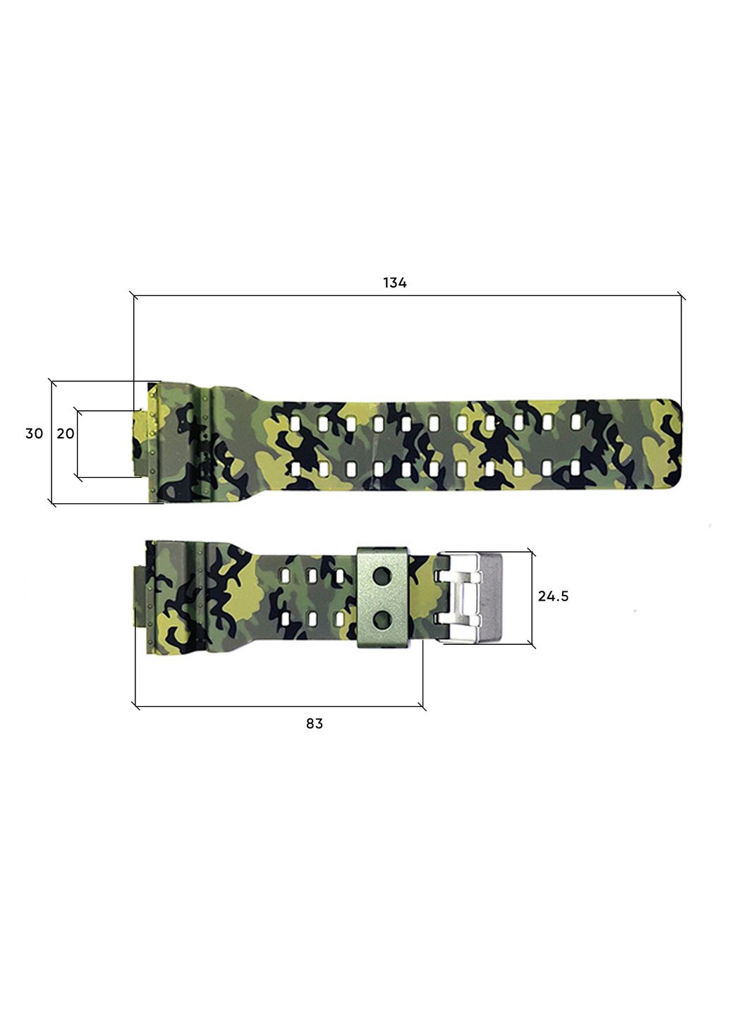 Ремінець для годинника Skmei 1688CMGN Camo Green Modfit (341821823)