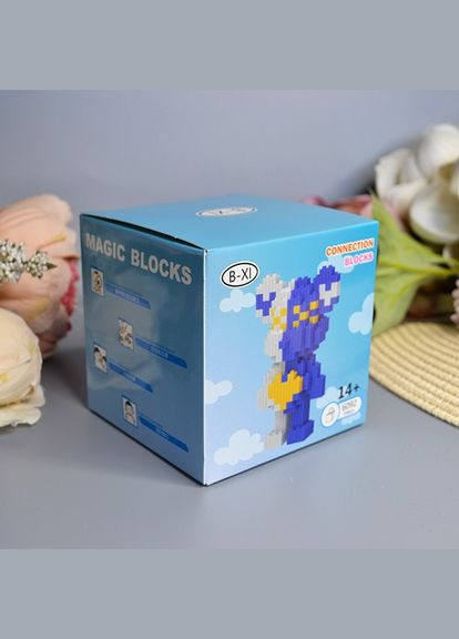 Дитячий конструктор Magic Blocks "Ведмедик" на 560 деталей. Конструктор Ведмедик 12 см No Brand (284119601)