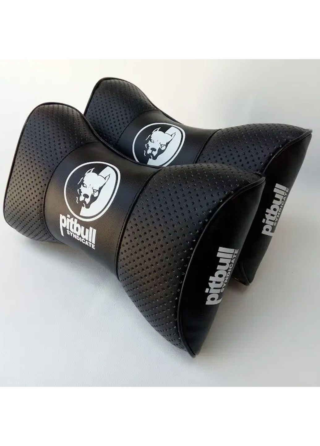 Подушка подголовник PITBULL SYNDICATE черный 2шт No Brand (360900855)