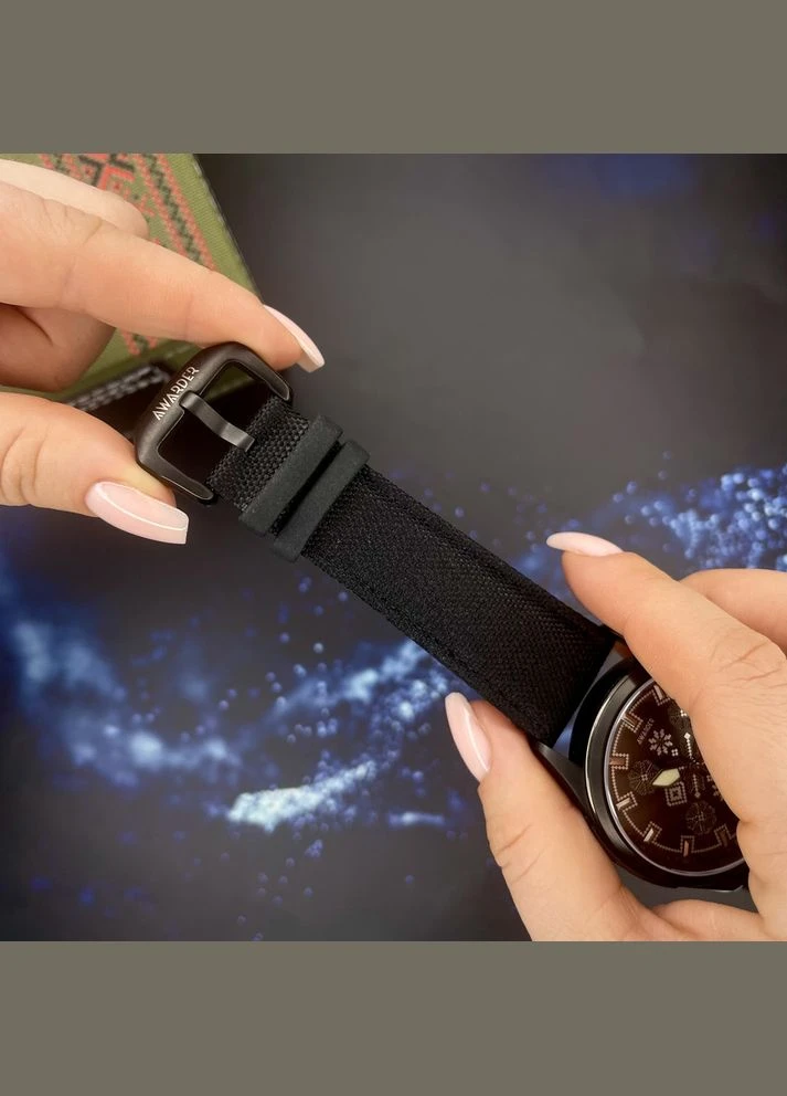 Embroidery Black-Army Green Black Automatic 10ATM Awarder (341822499)