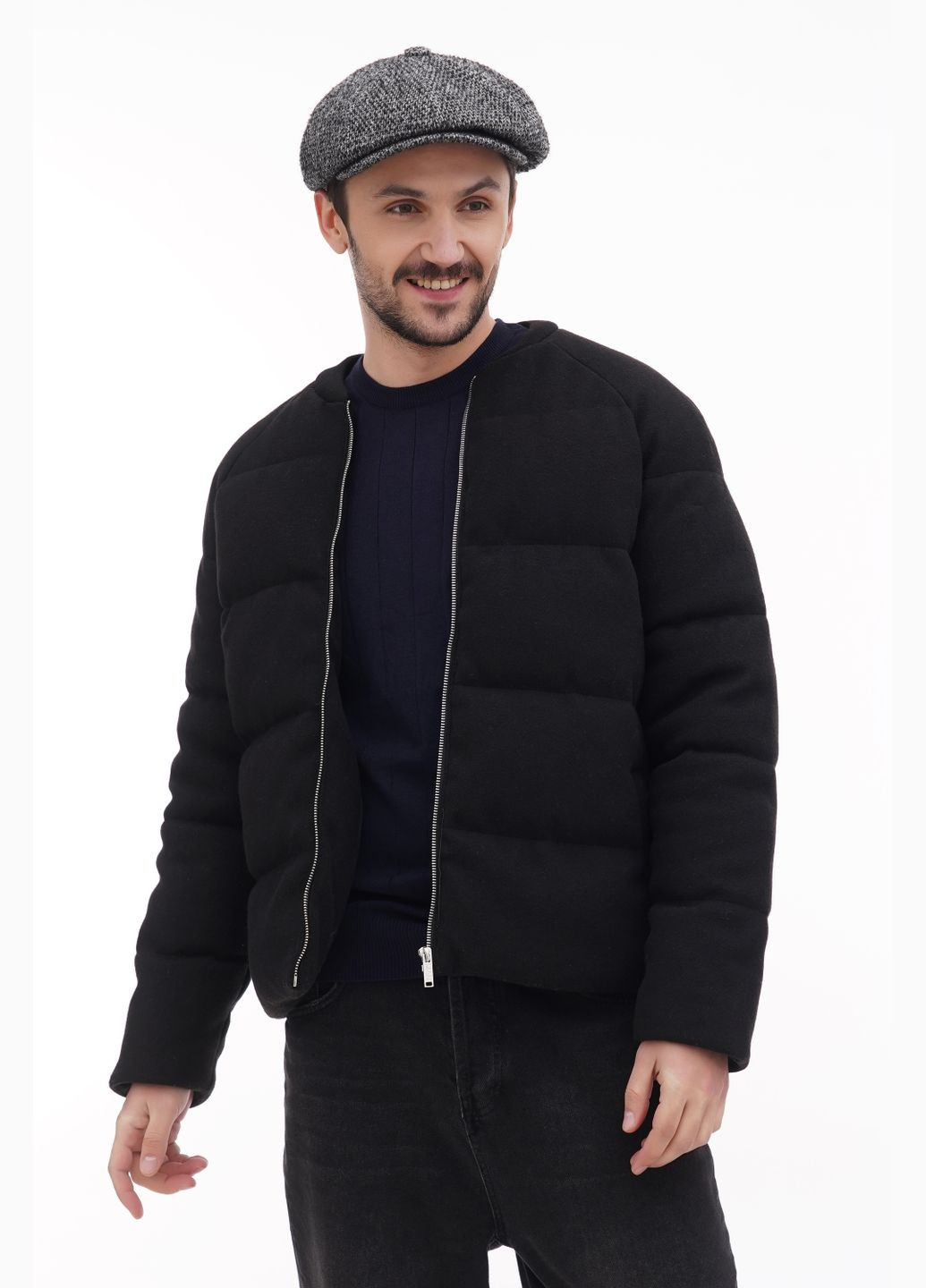 Кепка мужская восьмиклинка твид шерсть серая VECONS Восьмиклинка — стильний та елегантний (317971433)