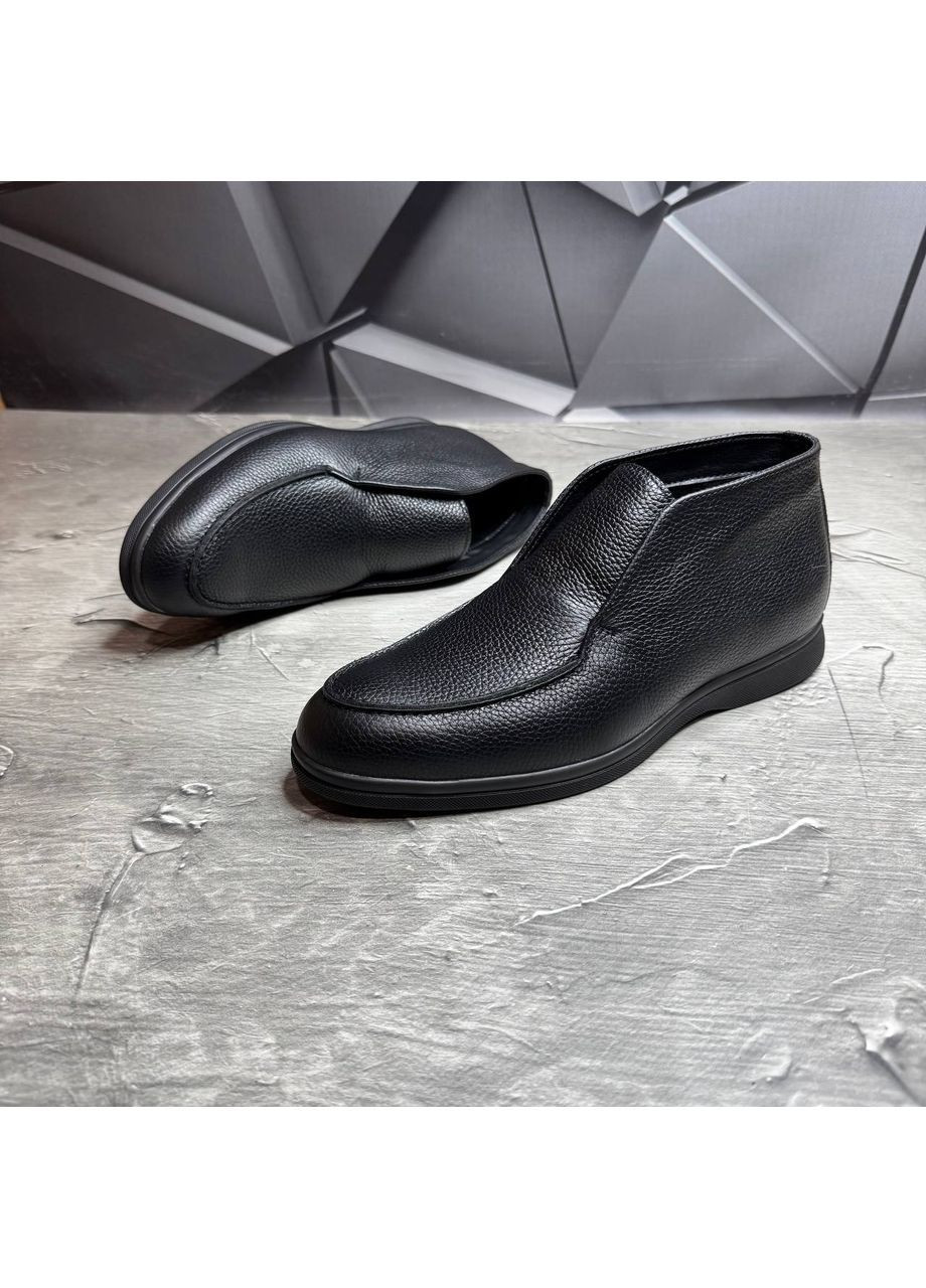 Черевики зимові шкіряні на байці No Brand (372833253)