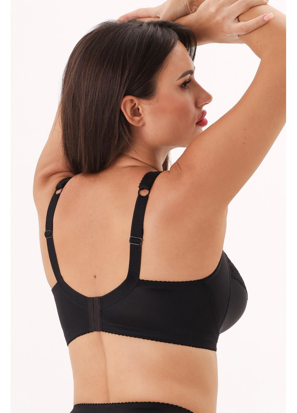 Чорний бюстгальтер безкаркасний з м’якими чашками ksenya Kalyna поліамід