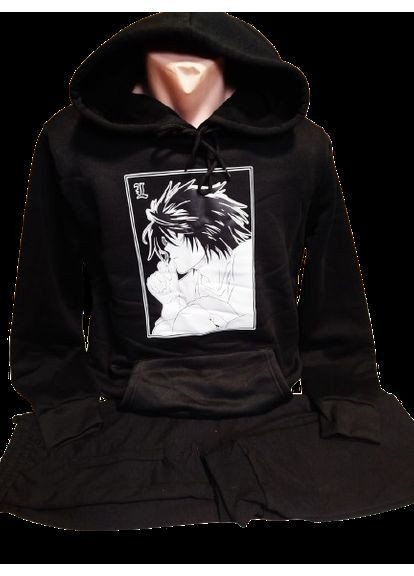 Утеплений спортивний костюм "Аніме Зошит смерті Ел Рюдзакі" для хлопчика підлітка Японія на 13-18 років No Brand (364924720)