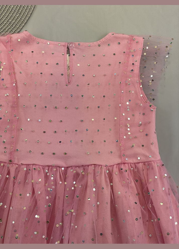 Розовое платье для девочки Mevis (291439035)