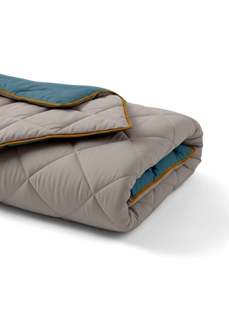 Покрывало стеганное двухстороннее OCEAN SAND CS1 110x140 см Бежево-голубой Cosas (387636699)