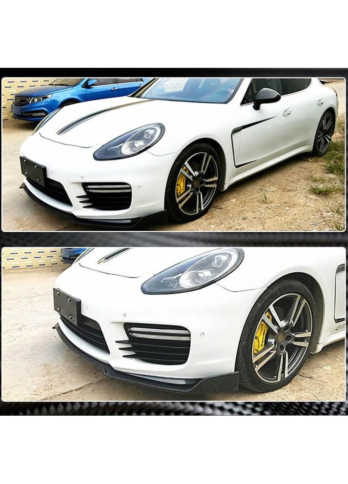 Накладка на передній бампер Lip V2 (для Turbo/Turbo S/ ) для Porsche Panamera 2009-2016 рр GTS (392152975)