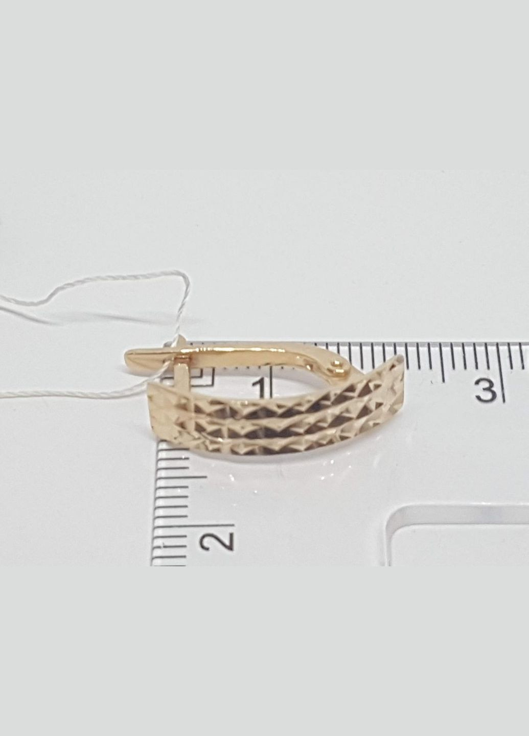 Золотые серьги с алмазной гранью. СБ638(А)И Імперія золота (291018466)