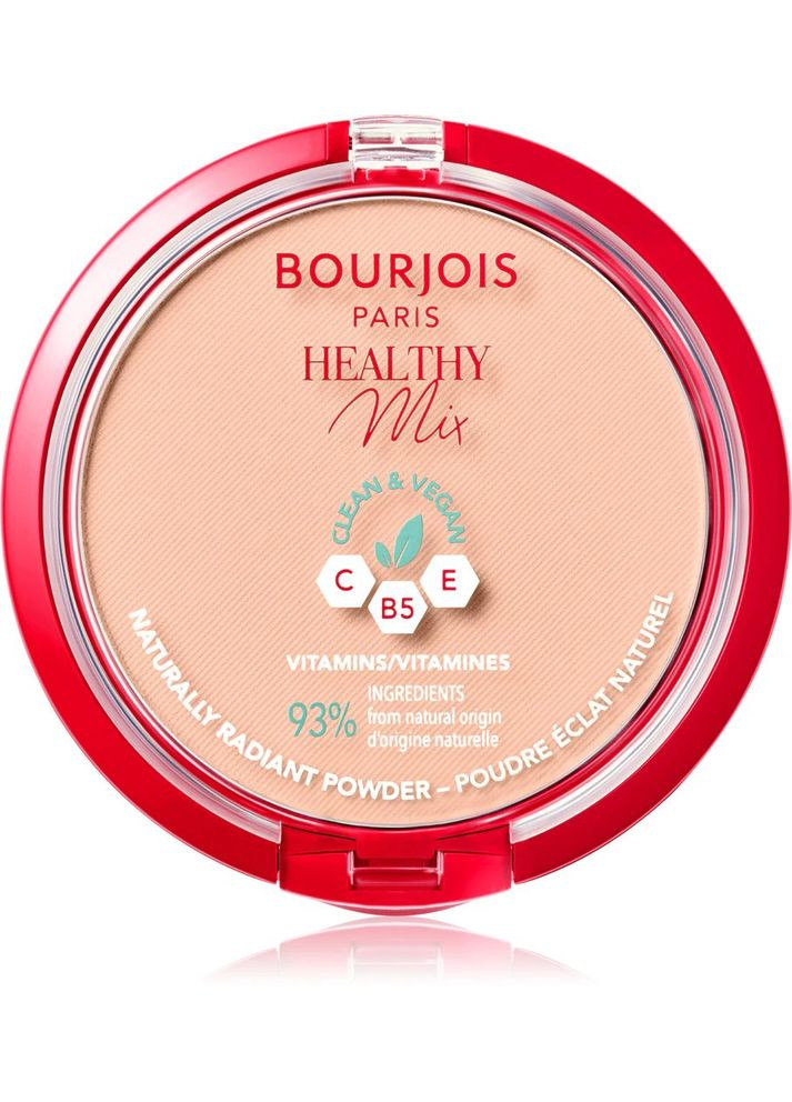 Пудра компактна для обличчя 03 Rose Beige Healthy Mix With Vitamin Clean & Vegan Bourjois (368561531)