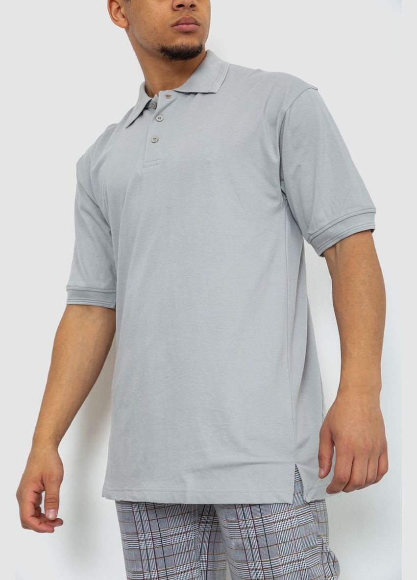 Комбінована поло чоловіче однотонне Ager 244R015