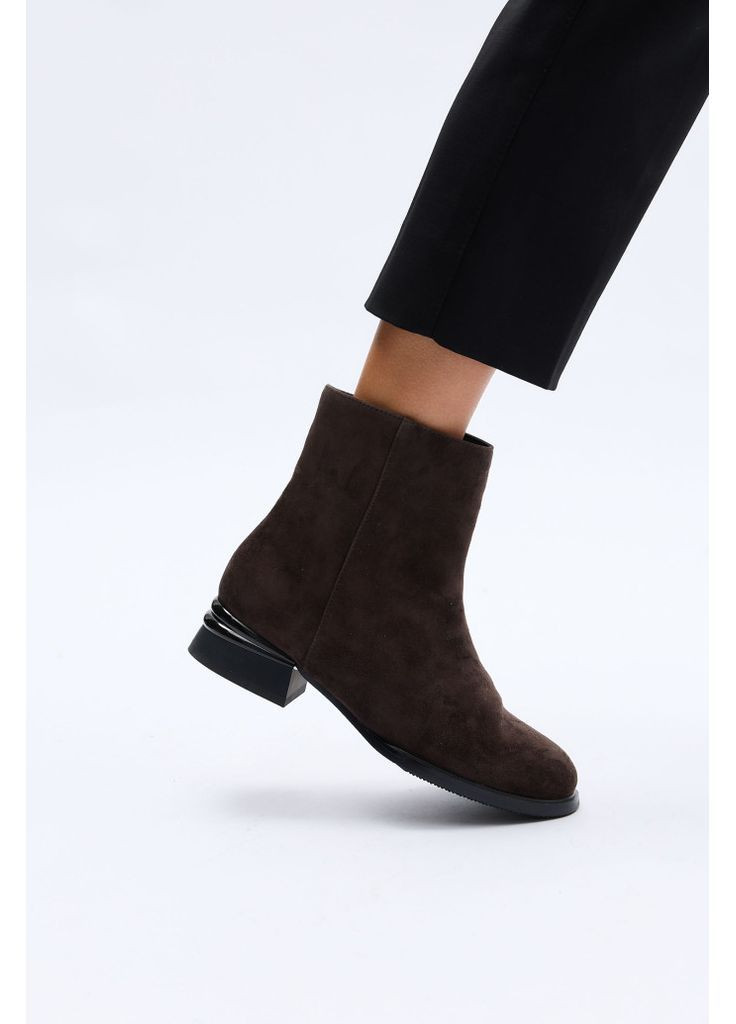 Зимние ботинки 204219 ALLSY из натуральной замши