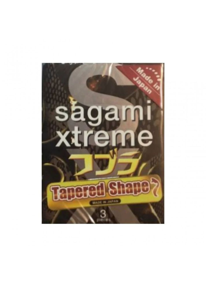 Супертонкі латексні презервативи Xtreme Cobra 3шт Sagami (289868635)