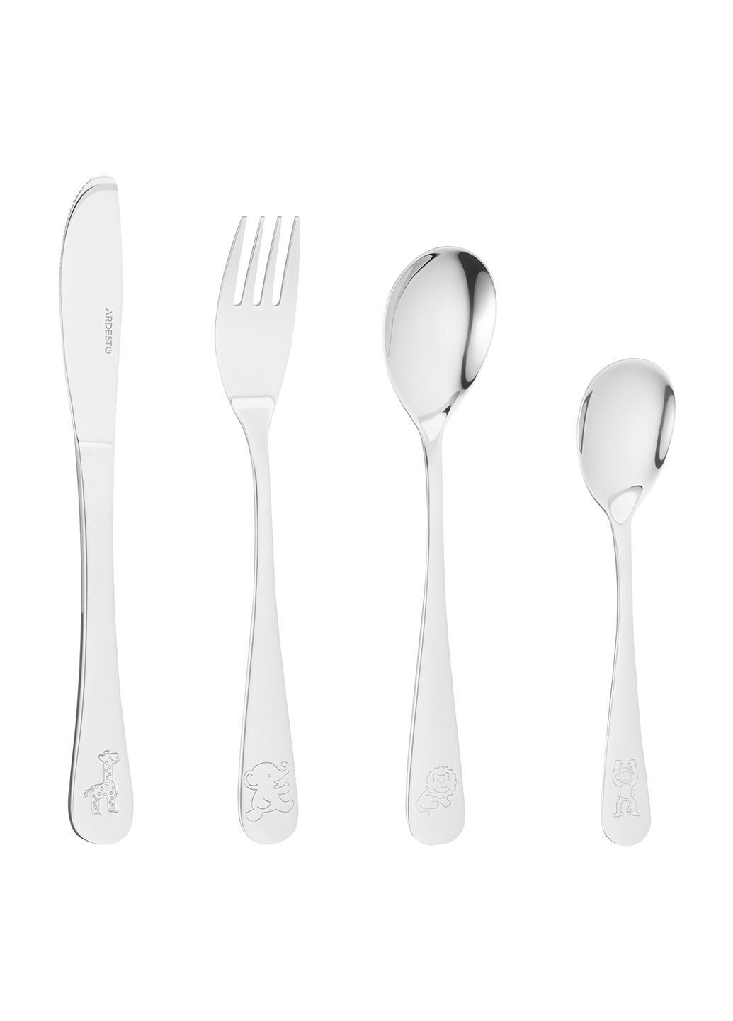 Набір дитячих столових приладів Animals AR0704AS Ardesto (366153316)