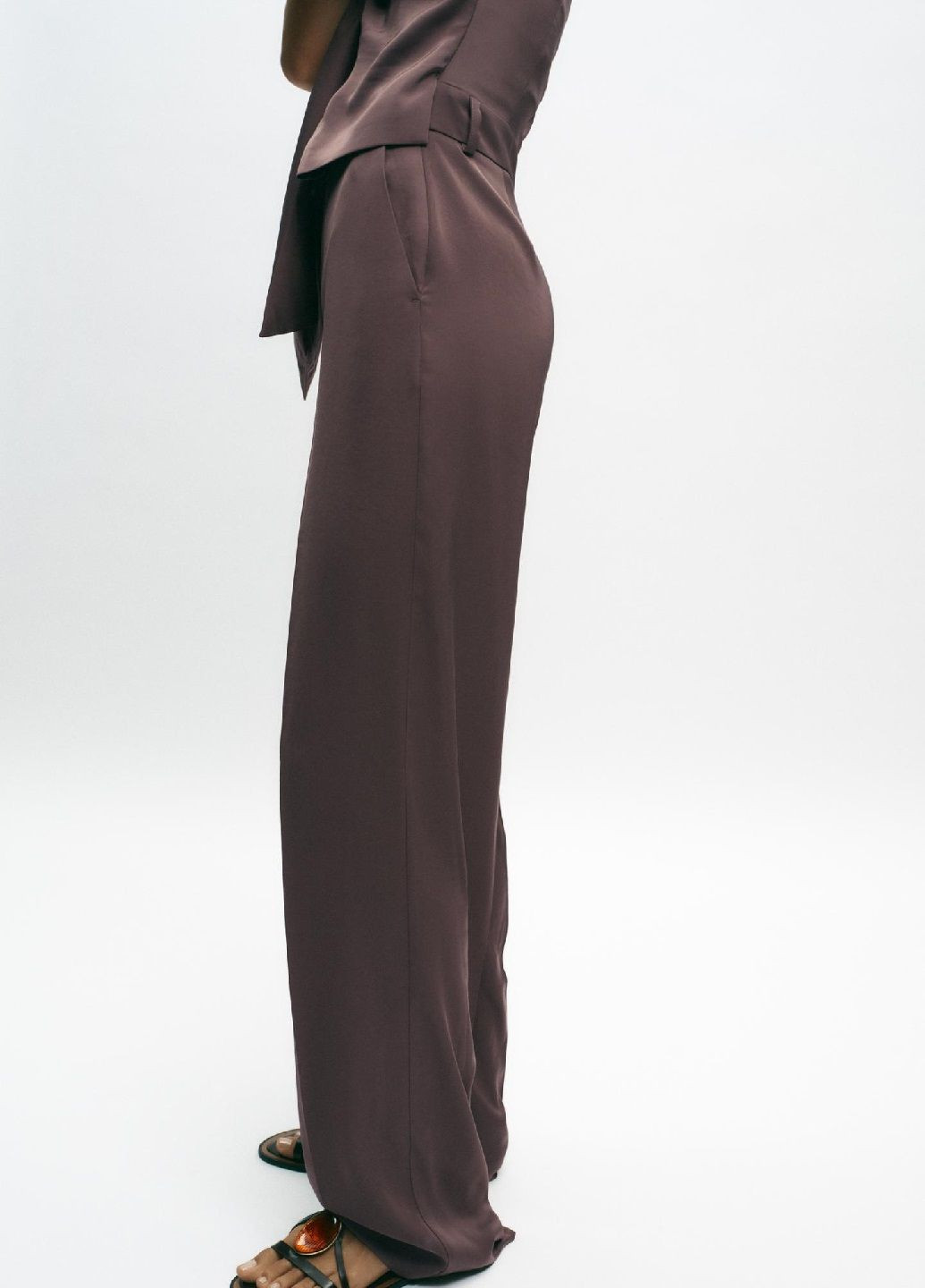 Комбінезон Zara однотонний сіро-коричневий