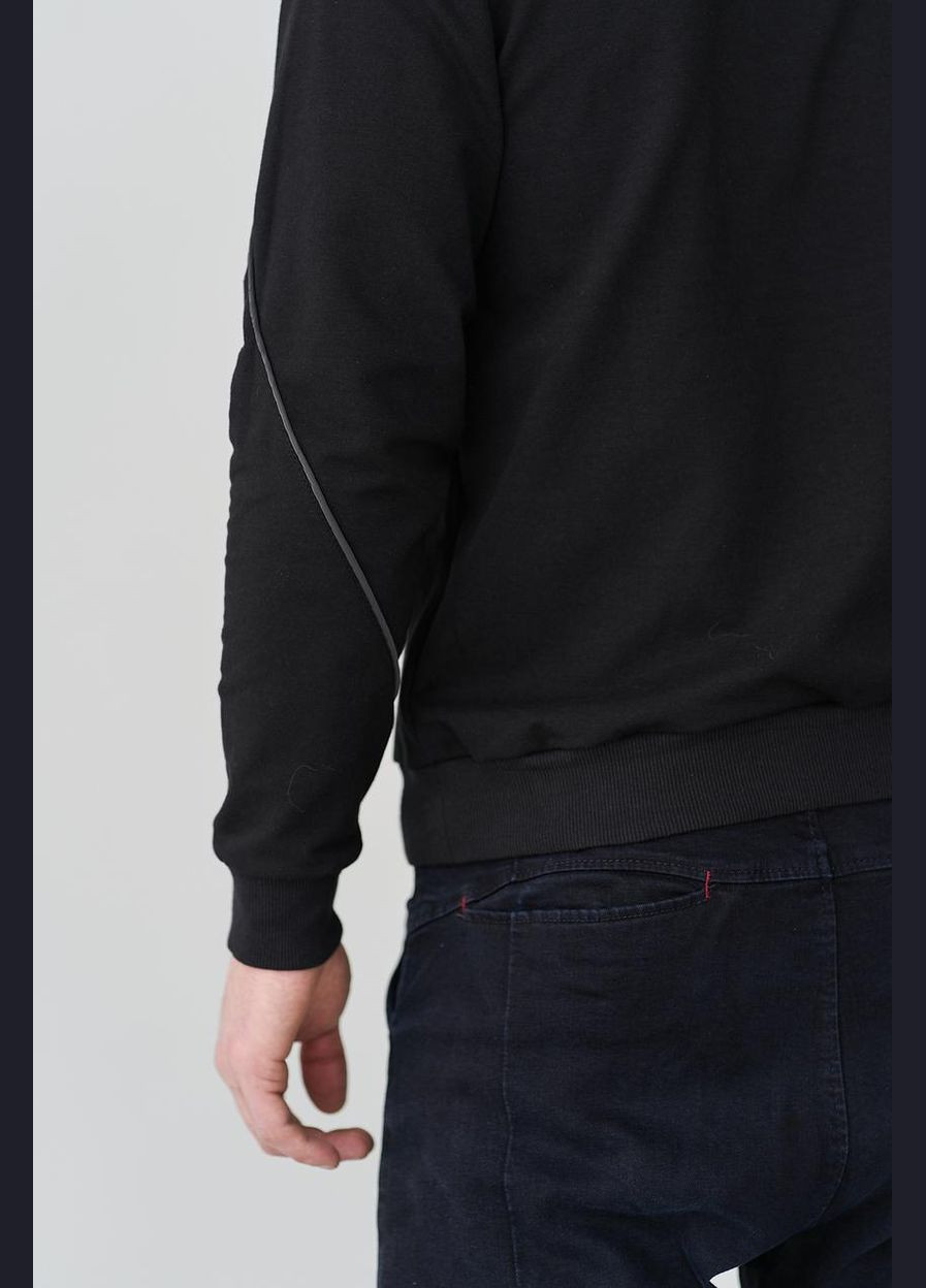 Черный свитшот мужской м17 темная оливка UMON (329440253)