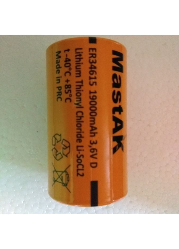 Батарейка 3,6V R20 19000mAh ER34615M (Li-ion) Mastak (370258884)